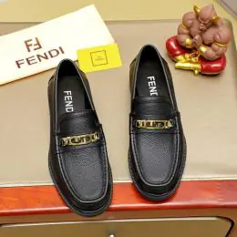 fendi cuir chaussures pour homme s_1255a24